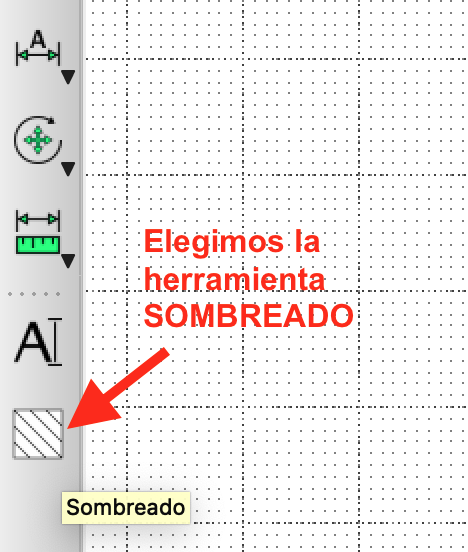 Rayado de superficies en LibreCAD