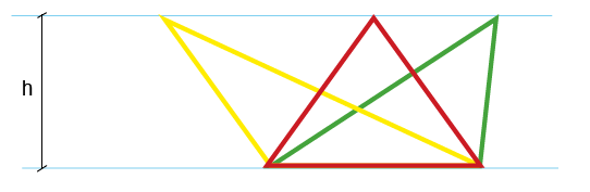 Triángulos equivalentes